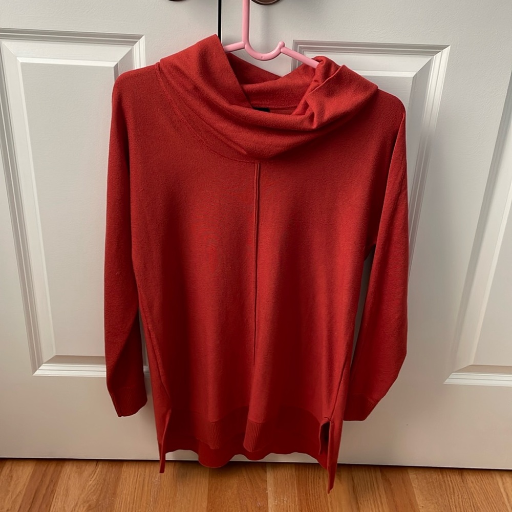 Size S Joan Voss Rust Orange Tunic